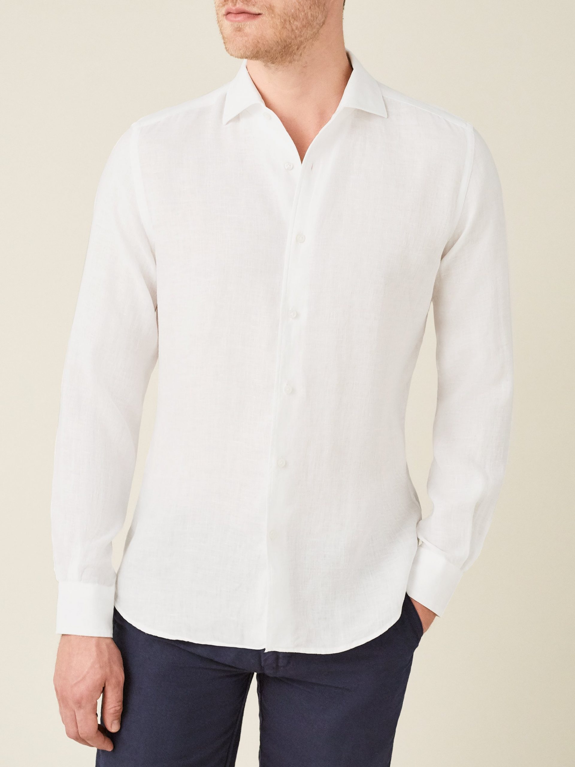 Classic Cotton Shirt - White - FEVER OF FASHION